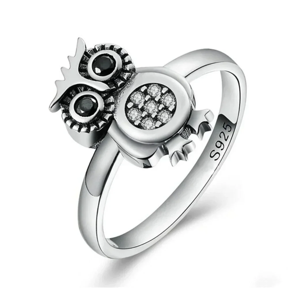 925 Silver Plated 3a Cz Cute Ring For Men Women Fb16fa1042